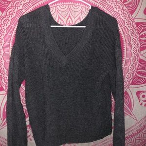 Gray sweater